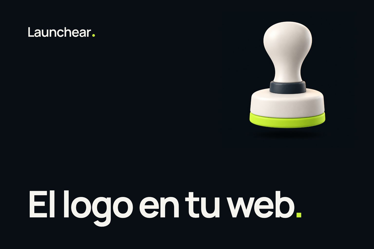 Portada de la nota “El logo en tu web” del blog de Launchear